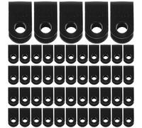 GALPADA 1000pcs Clips Plastique Attache Câble Noir Fixation Facile et Installation Simple pour Rangement et Organisation des Fils et Câbles à Domicile ou Bureau
