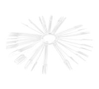 GALPADA 100pcs Conseils Couleur des Ongles en Plastique Transparent pour Pratique et Démonstration, Équipement de Salon de Manucure pour Usage Personnel