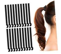 GALPADA 100pièces Élastiques à Cheveux Pour Hommes Et Femmes Petits Élastiques Plats Antidérapants Sans Abîmer Les Cheveux Épais Pour Chignons Et Coiffures