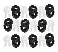 GALPADA 10ensembles Kit Supports de Capot Voiture Plastique Fixation pour Goupille Capot Installation Rapide et Sécurisée pour Accessoires Voiture Extérieur