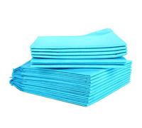 GALPADA 10Pièces Coussinets Jetables pour Pipi Animaux Lot de Absorbants et Moyen Bleu et Blanc Aléatoire pour Chiots et Dressage Intérieur ou Extérieur