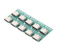 GALPADA 10pièces USB C Board Type-c Female Connector PCB Converter DIY Kit for Fast Data Transfer and USB-c Interface