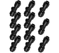 GALPADA 11 Pièces Support de Buse D'arrosage de Jardin en Plastique Noir, Pulvérisateur à Atomisation Basse Pression, Buse Amovible Facile à Nettoyer, pour Irrigation Balcon et Cultures