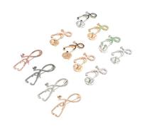 GALPADA 12 Broches Stéthoscope En Alliage Galvanisé, Badges Rigolos Pour Aides-soignantes Et Vétérinaires, Accessoires Bijoux Pour Uniformes