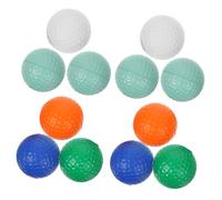 GALPADA 12 pièces Balles Anti-Stress Mini PU Lot pour Garçon Fille de Soulagement du Stress Léger pour Fêtes et Activités Couleur Aléatoire Couleur Aléatoire