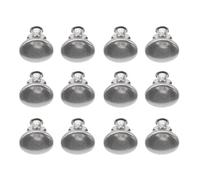 GALPADA 12 Pièces Boutons pour Jeans en Alliage Argenté, sans Clous ni Outils, Réglage de Taille de Ceinture, Décoratifs et Pratiques pour Pantalon