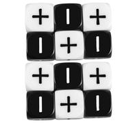 GALPADA 12 Pièces Dés de Calcul Faces Noir et Blanc Grand pour Garçon Fille Éducatif Léger pour Fêtes et Jeux de Table