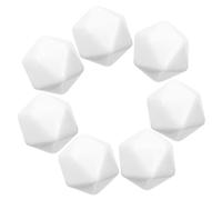 GALPADA 12 pièces Dés Polyédriques Vides Faces pour Garçon Fille Aide Pédagogique Mathématiques Jeux et Activités Scolaires Pratique de Calcul et Créations DIY