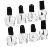 GALPADA 12 Pièces Flacon à Ongles Élégant Et Vide Flacon De Vernis à Ongles Transparent Avec Pinceau Pour Vernis à