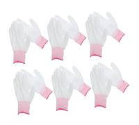 GALPADA 12 pièces Gants de Travail Nylon PU Antistatiques pour Mécaniciens Jardinage et Manutention Protection et Confortable