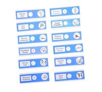 GALPADA 12 pièces Lames de Microscope Plastique Préparées Échantillons Animaux Éducatifs pour Garçon Fille et Collégiens Biologie Scientifique