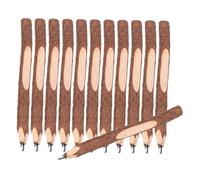 GALPADA 12 pièces Lot de Crayons à Dessin Bois Forme Branche Doux et Fiable Fournitures Scolaires et Décoration Naturelle pour Fêtes et Ateliers