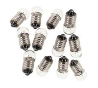 GALPADA 12 pièces Lot de Mini Ampoules Électriques à Culot Vis pour Expériences Physiques et Lampes de Poche Petites Ampoules Miniatures pour Circuits Électriques et Usage Éducatif