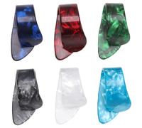 GALPADA 12 pièces Médiators Pouce et Doigt pour Guitare Celluloïd Ultra Fins et Durables pour Pratique Guitare et Basse Assortiment Couleurs Rouge Blanc Noir Bleu Bleu Foncé Vert