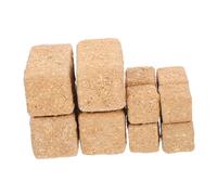 GALPADA 12 Pièces Mini Bottes de Foin Miniatures Faux Bloc de Paille Décor Ferme Automne DIY pour Maison de Poupée et Fête Danniversaire Campagne