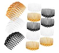 GALPADA 12 pièces Peignes Cheveux Décoratifs Vintage et Filles Peigne Latéral Plastique Accessoires Coiffure Rétro avec Tenue Assortiment de pour Styles Élégants