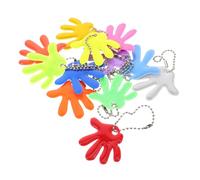 GALPADA 12 Pièces Pendentif Réfléchissant De Palmiers Keychains Pour Femmes Porte-clés Trousseau Sympa Chain De Clé Réfléchissante Pour Sac à Chaîne De Clés Pour Les Hommes Pvc