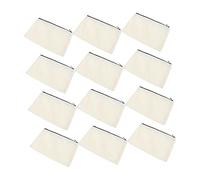 GALPADA 12 pièces Trousses à Maquillage Toile Vierge pour Thermique Sacs de Rangement Personnalisables Pochettes Portables Multifonctions pour DIY