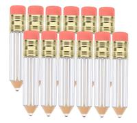 GALPADA 12 Pièces tube de brillant à lèvres réaliste bouteilles de glaçage à lèvres Vide régler presser sec tubes à lèvres bouteille échantillon mini contenant