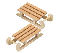 GALPADA 12 pour Maison de Poupée Accessoires DIY à Peindre Décor Miniature de Noël pour Décoration Festive