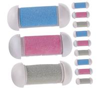 GALPADA 12 Rouleaux De Râpe Électrique Pour Lime à Pieds, Têtes De Rouleau De Pédicure 12 Pcs, Recharges Multi-couleurs Pour Appareil Électrique D’élimination Des Callosités