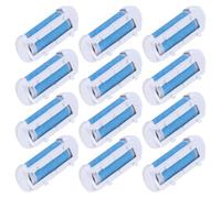 GALPADA 12 Rouleaux de Rechange Bleus pour Lime à Pieds Électrique, Outil de Soin des Pieds Rouleau Abrasif, Accessoires Professionnels pour Pédicure et Exfoliation des Durillons