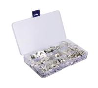GALPADA 120 pièces Connecteurs à Anneau Cuivre Étamé Cosse Tubulaire Fermée pour Câbles Batterie Résistants Corrosion Lot pour et Installation Extérieure