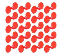 GALPADA 120 Pièces Lunettes de Protection pour Poulets Structure sans Pince, Légères et Flexibles en Abs Rouge, Adaptées aux Élevages en Cage pour Éviter les Blessures