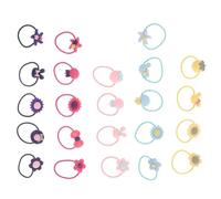 GALPADA 120pièces Élastiques pour Cheveux pour Petites Filles Douceurs et Motifs Mignons Adaptables à Toutes les Coiffures Réutilisables pour Occasions Quotidiennes