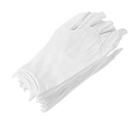 GALPADA 12Paires Gants de Travail Coton pour Hommes Blanches Xl pour Inspection de Bijoux et Manipulation de Gants Respirants et Confortables pour Occasions