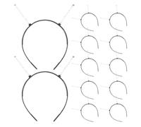 GALPADA 12pcs Bandeaux à Ressort Légers en Plastique pour Cheveux Fins, Accessoires DIY Élégants pour Femmes, pour Diverses Occasions et Styles
