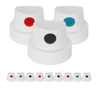 GALPADA 12pcs Bouchons de Peinture Aérosol pour Femmes Buses de Pulvérisation Précises en Plastique, Design Portable pour L'art Graffiti Peinture