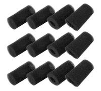 GALPADA 12pcs Rouleaux D'éponge de Préfiltration en Coton Noir pour Filtre Aquarium 22mm, Protège Filtre Baril et Réservoir, pour Environnements Marins et Eau Douce