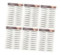 GALPADA 12pièces Autocollants Sourcils Lot Pour Femme Tatouages Sourcils Artificiels Naturels