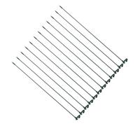 GALPADA 12pièces Lot de Petits Tuteurs pour Plantes Supports pour Orchidées Et Treillis De Jardin Plastique pour Fleurs à Tige Unique Cadres De Support