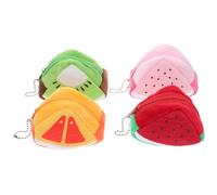 GALPADA 12pièces Porte- Peluche Triangle De Mini Pochettes Pastèque Fruit Dragon pour Petits Objets Pratique