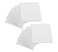 GALPADA 15 Mini-toiles à Peindre 10x10 Cm en Coton Vierge, Panneau de Peinture Lisse pour Acrylique et Huile, Assortiment de 15 Pièces pour Projets Artistiques et Décoration D’atelier