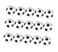 GALPADA 15 pièces Ballons de Football de Table Mini Ballons de Remplacement pour Foot Accessoires Noir et Blanc pour Jeu de Football de Table
