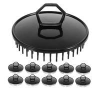 GALPADA 15 Pièces Brosse de Shampooing Portable pour Voyage Brosse Exfoliante Compacte pour avec Poignée Antidérapante Massage Doux et Nettoyage