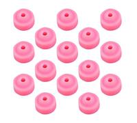 GALPADA 15 Pièces Capuchon Protection Anti-poussière Élégante en Silicone Rose pour Collecteur de Forets de Perceuse à Ongles pour Manucure Design Polyvalent et Ajustement