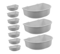 GALPADA 15 Pièces Gamelles Suspendues pour Animaux Bols Eau Antidébordement pour Cage et Chenil Accessoires pour Chiens Chats Lapins et Petits Animaux Installation Facile Nettoyage Simple