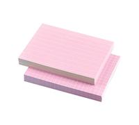 GALPADA 150 pièces Cartes Mémo Colorées Lignées Fiches Révision Portables pour Étudiants Cartes Note pour Écrire Mots Flash Cards Pratiques pour Étude et Organisation Couleur Aléatoire
