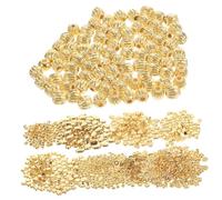 GALPADA 1500 pièces Perles Plastique Formes Créatives pour Bijoux DIY Perles Rondes Carrées Étoiles et Cœurs pour Bracelets et Colliers Kit de Fabrication et Brillant