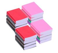 GALPADA 16 Pièces Carnets Vierges Miniatures pour Décoration de Scène DIY Accessoires de Photographie Bjd Noir et Détails Réalistes