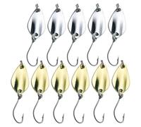 GALPADA 16 Pièces Hameçons Artificiels Coulants en Métal 2g 14x25mm | Usage en Rivières et Lacs, Adaptés à L’eau Salée, Aspect Réaliste, pour Gros Poissons et Grosse Bouche