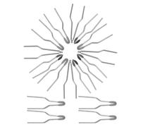 GALPADA 16 Pièces Pointes de Fer Embouts de Brûleur Ergonomiques à le Bois en Alliage de Nickel Argenté pour de Pyrogravure et Travaux Artistiques Intensifs
