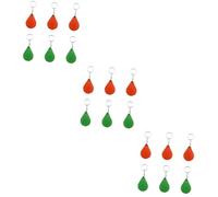 GALPADA 18pièces Mini Loupe Portable à Pendentif Loupe Pliante avec Porte-clés pour Activités Extérieures pour Orange