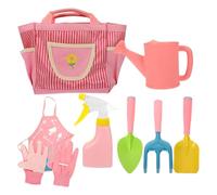 GALPADA 1Ensemble Jardinage pour Garçon Fille Tablier Bouilloire et Sac de Rangement Outils Robustes et Colorés pour Amour Jardinage Nature