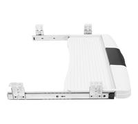 GALPADA 1ensemble Support de Clavier Coulissant sous Bureau avec Rail Renforcé Plateau Amovible pour Clavier et Souris Économise Espace de Travail