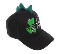 GALPADA 1pièce Casquette De Baseball Imprimé Dinosaure pour Chapeau Solaire Unisexe Et Noir
